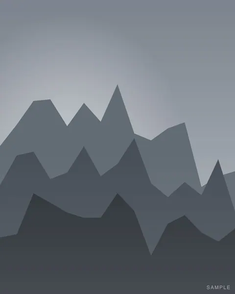 Sample image: a dark headland above gray water